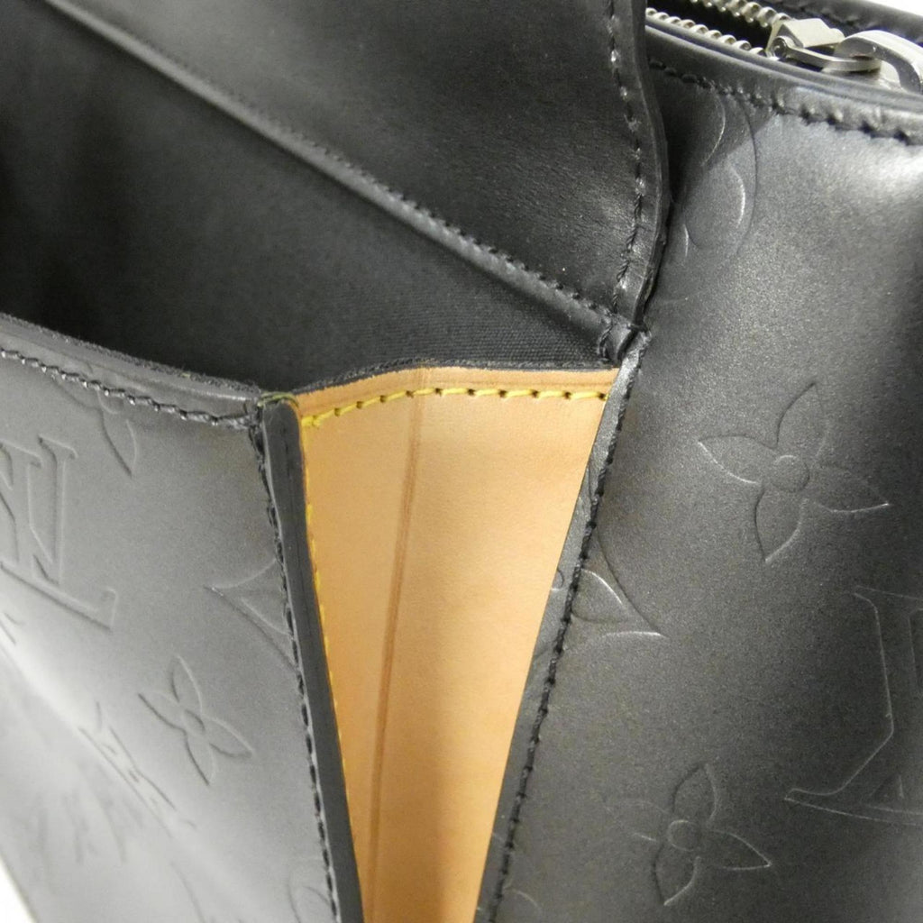 Louis Vuitton Black Coated Canvas Shoulder Bag