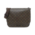 Louis Vuitton Marron Coated Canvas Shoulder Bag