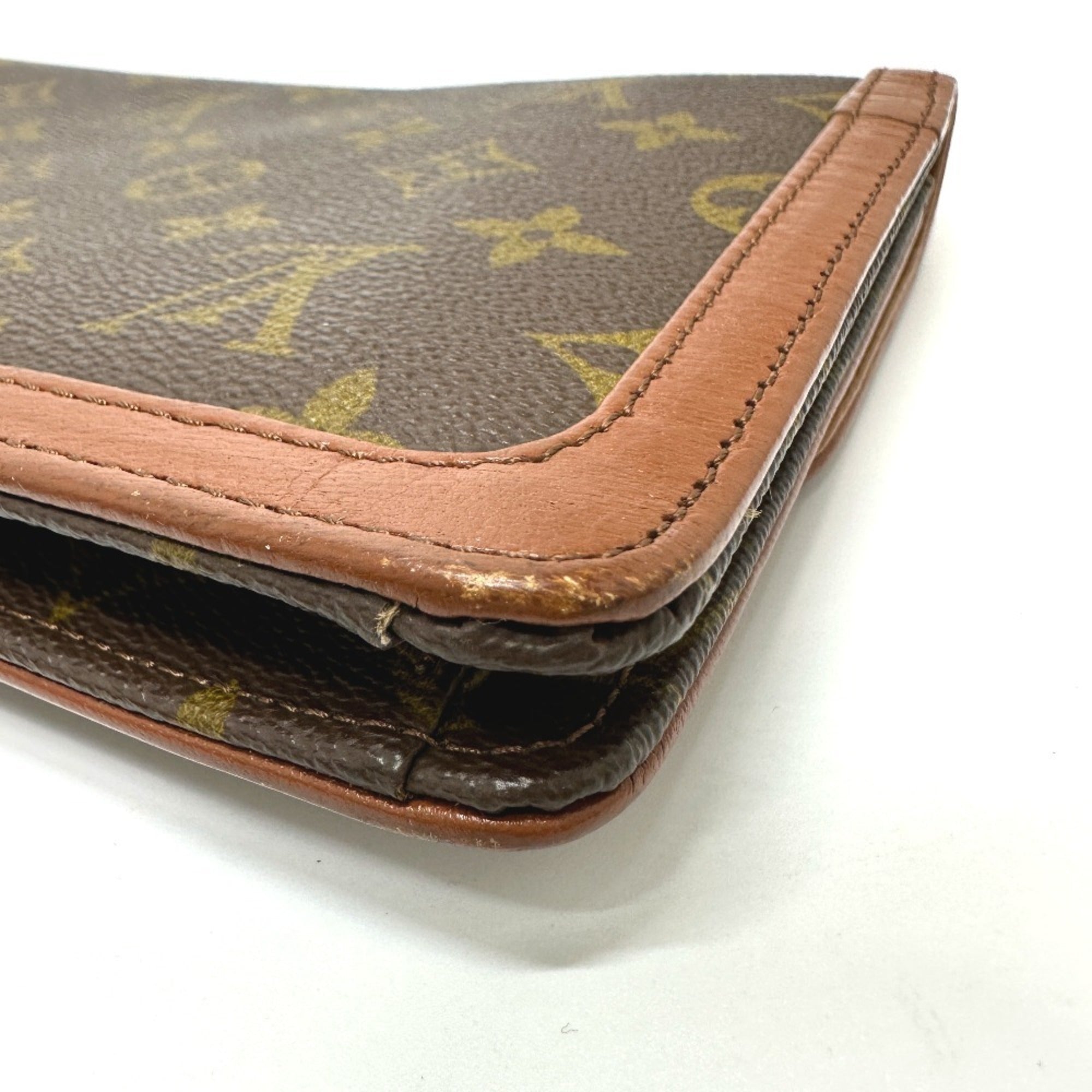 Louis Vuitton Brown Monogram Clutch Bag Pochette