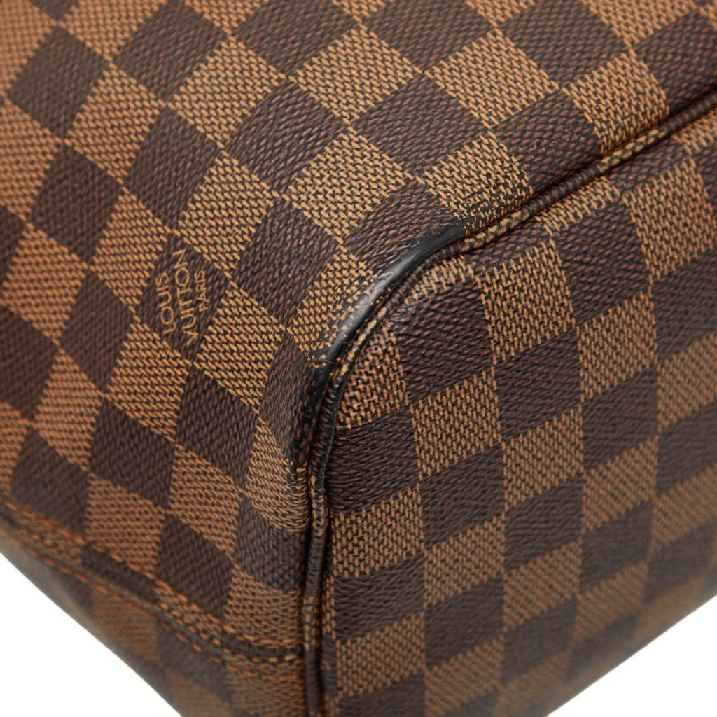 Louis Vuitton Brown Pvc Leather Tote Bag