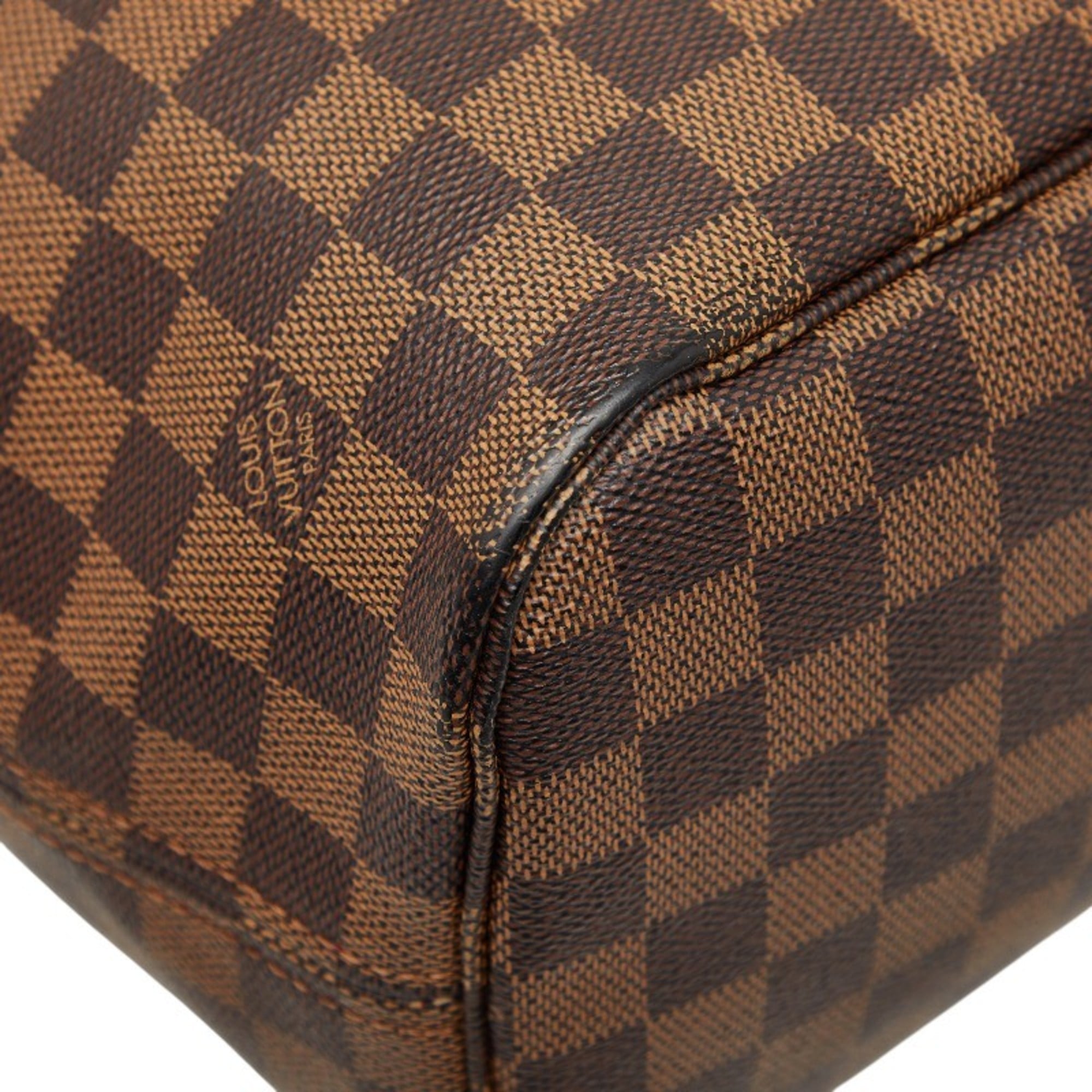 Louis Vuitton Brown Pvc Leather Tote Bag