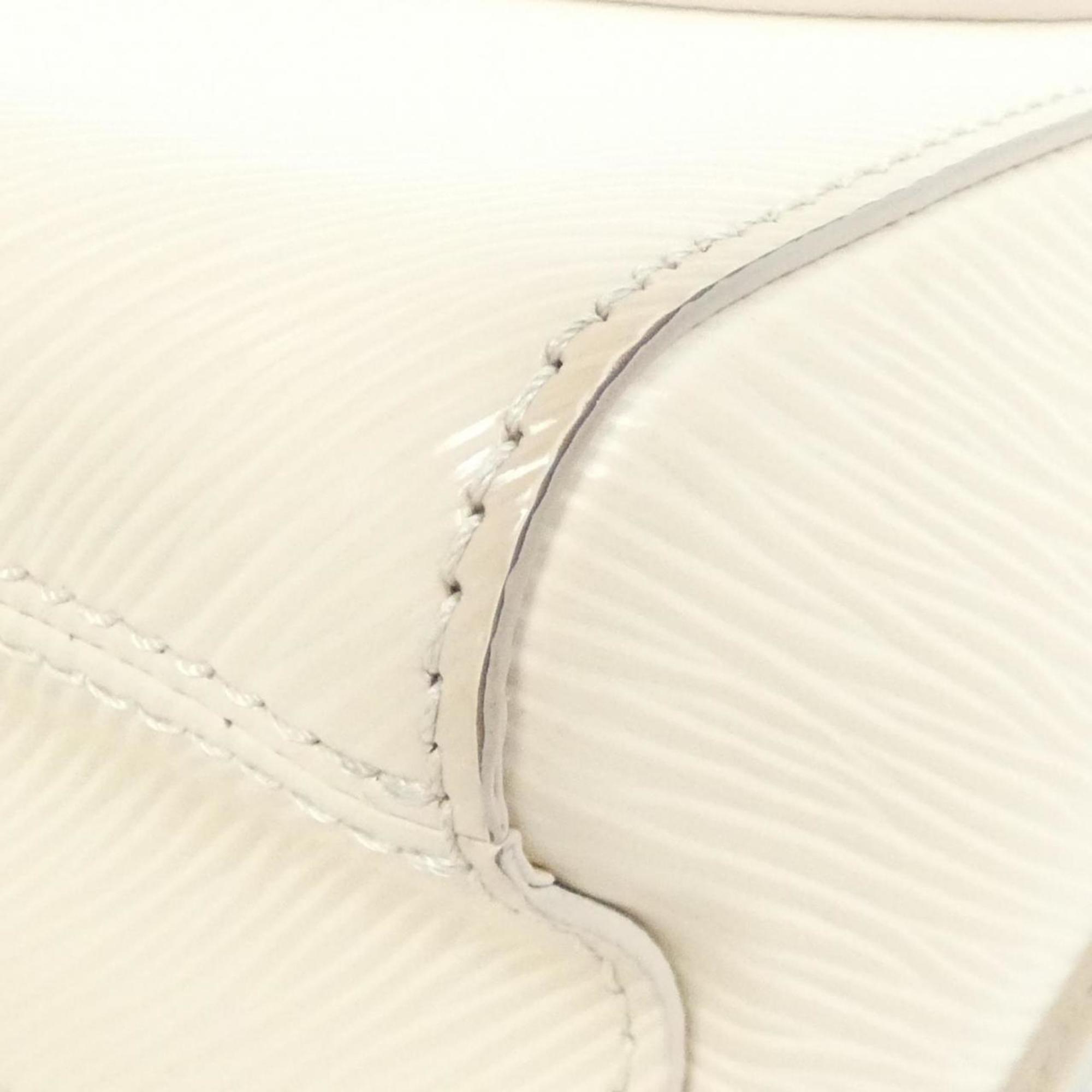 Louis Vuitton Beige White Leather Shoulder Bag
