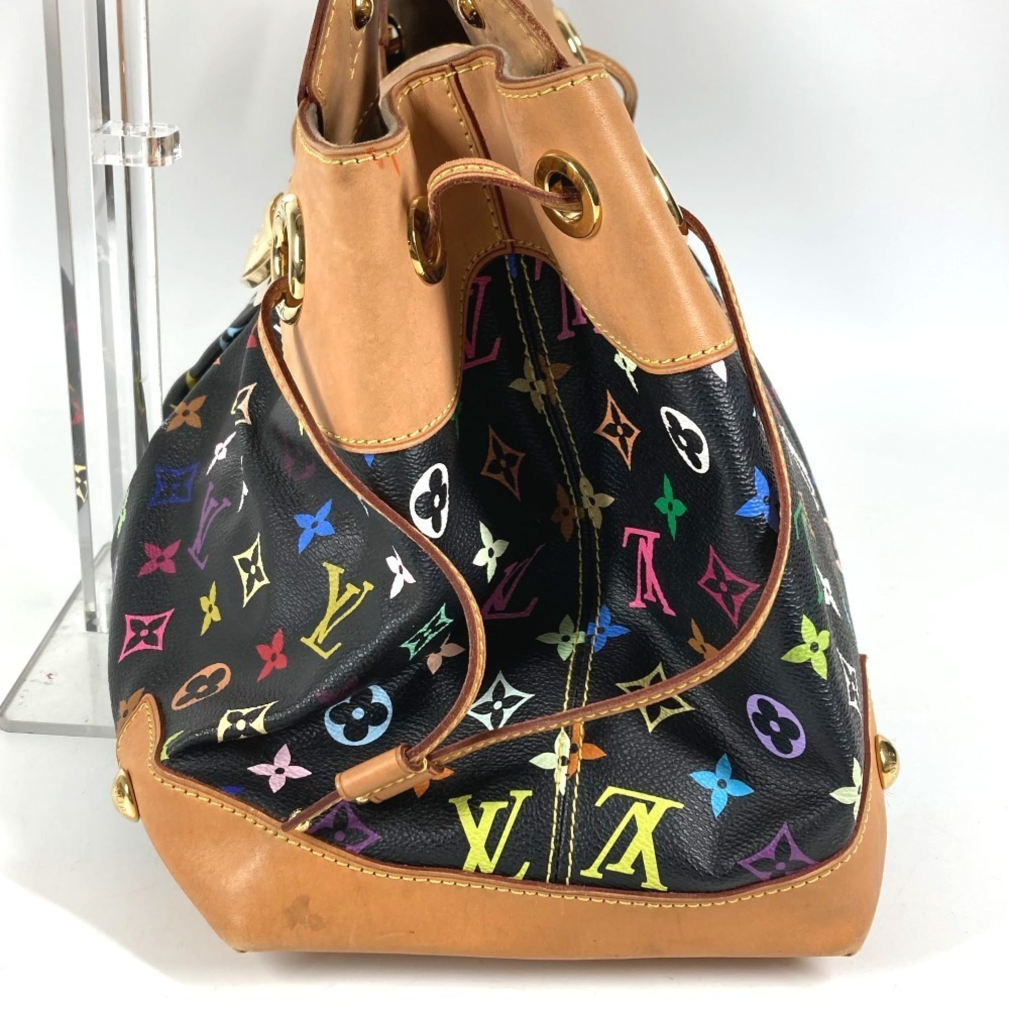 Louis Vuitton Monogram Multicolore Black Noir Monogram Multicolore Shoulder Bag Tote Bag