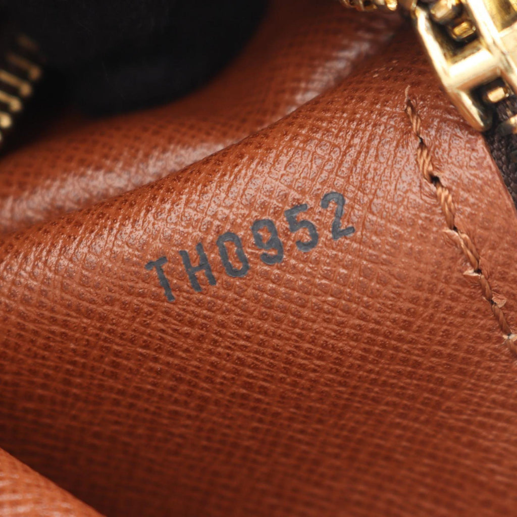 Louis Vuitton Brown Monogram Coated Canvas Leather Handbag