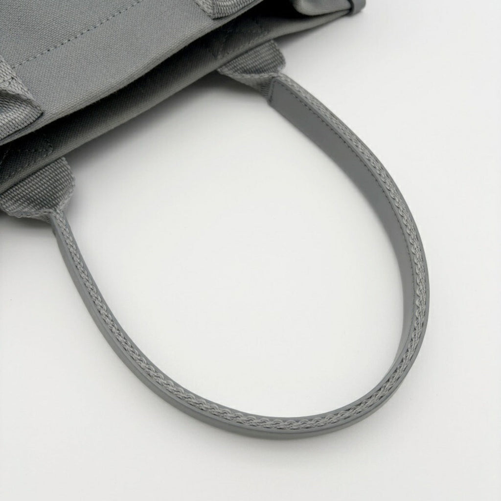 Balenciaga Gray Canvas Leather Tote