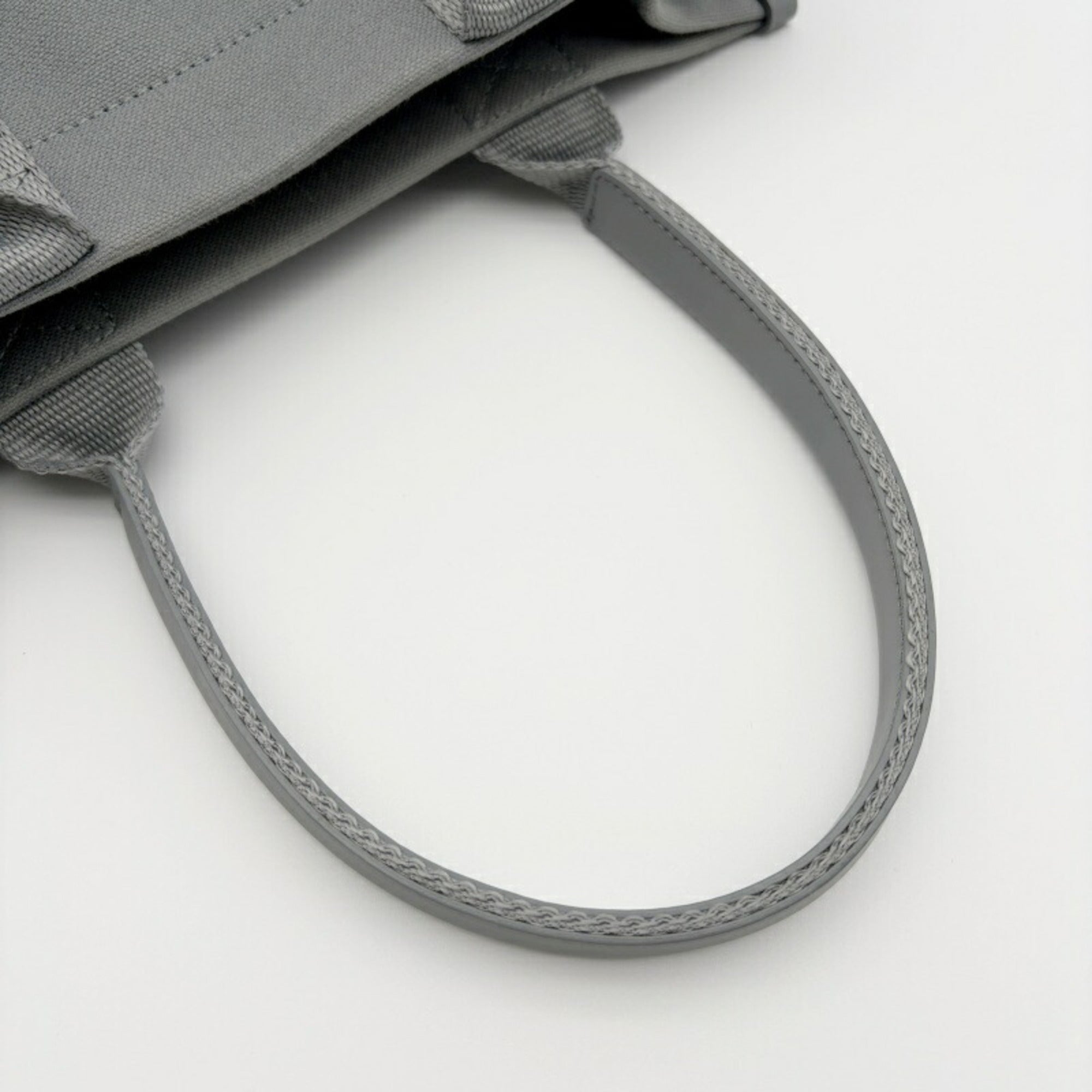Balenciaga Gray Canvas Leather Tote