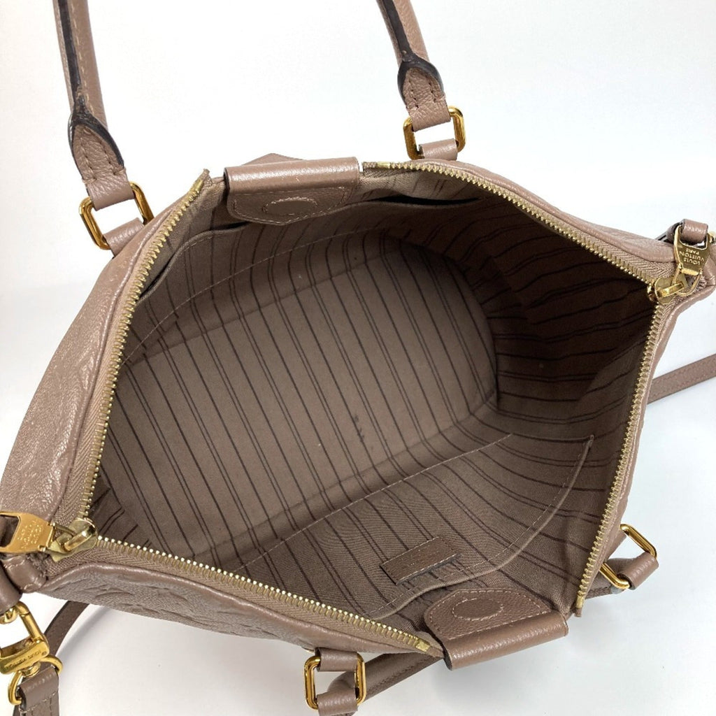 Louis Vuitton Monogram Empreinte Beige Monogram Empreinte Handbag Shoulder Bag