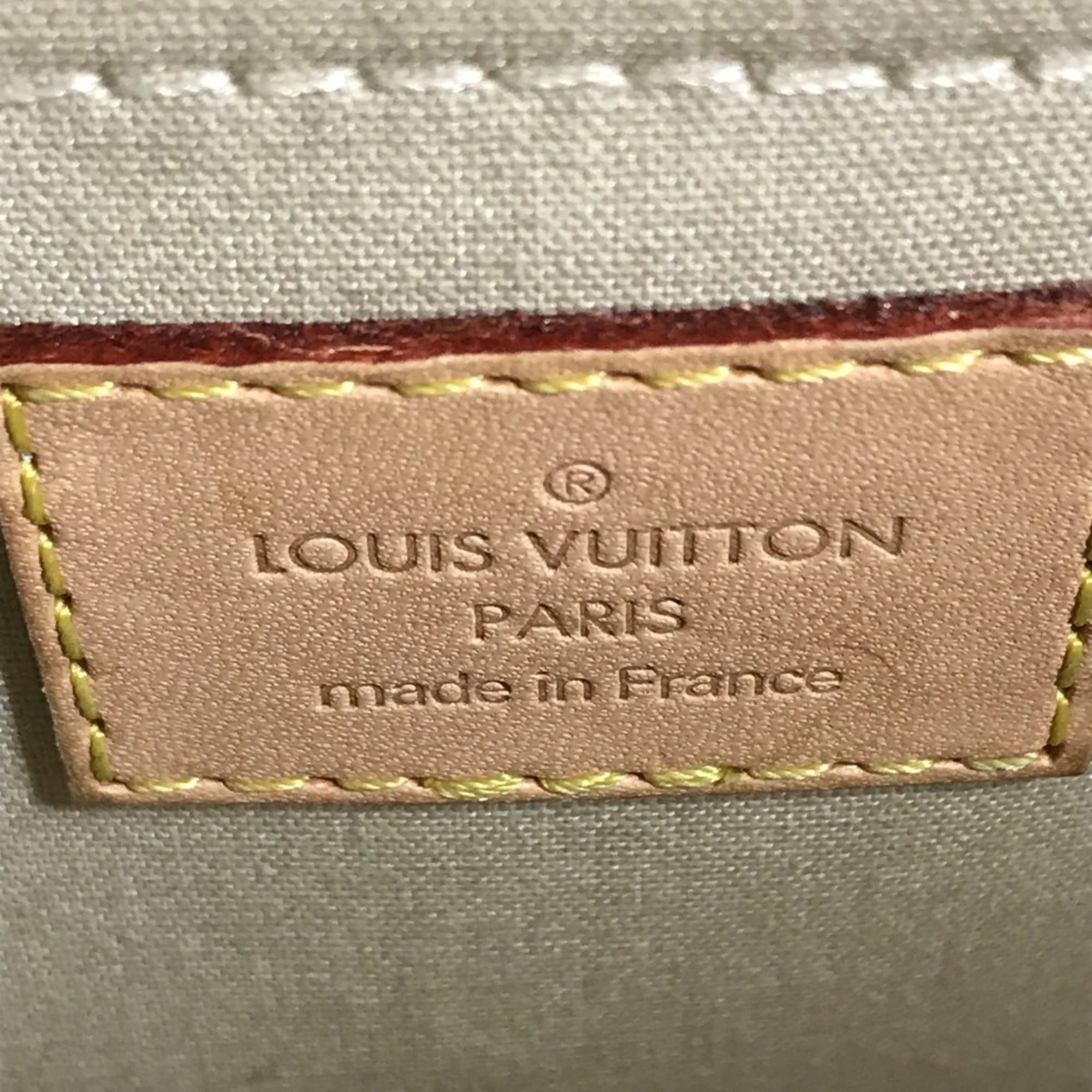 Louis Vuitton Yellow Monogram Vernis Shoulder Bag
