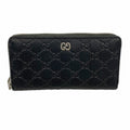 Gucci Black Leather Long Wallet (Bi-Fold) (Pre-Owned)