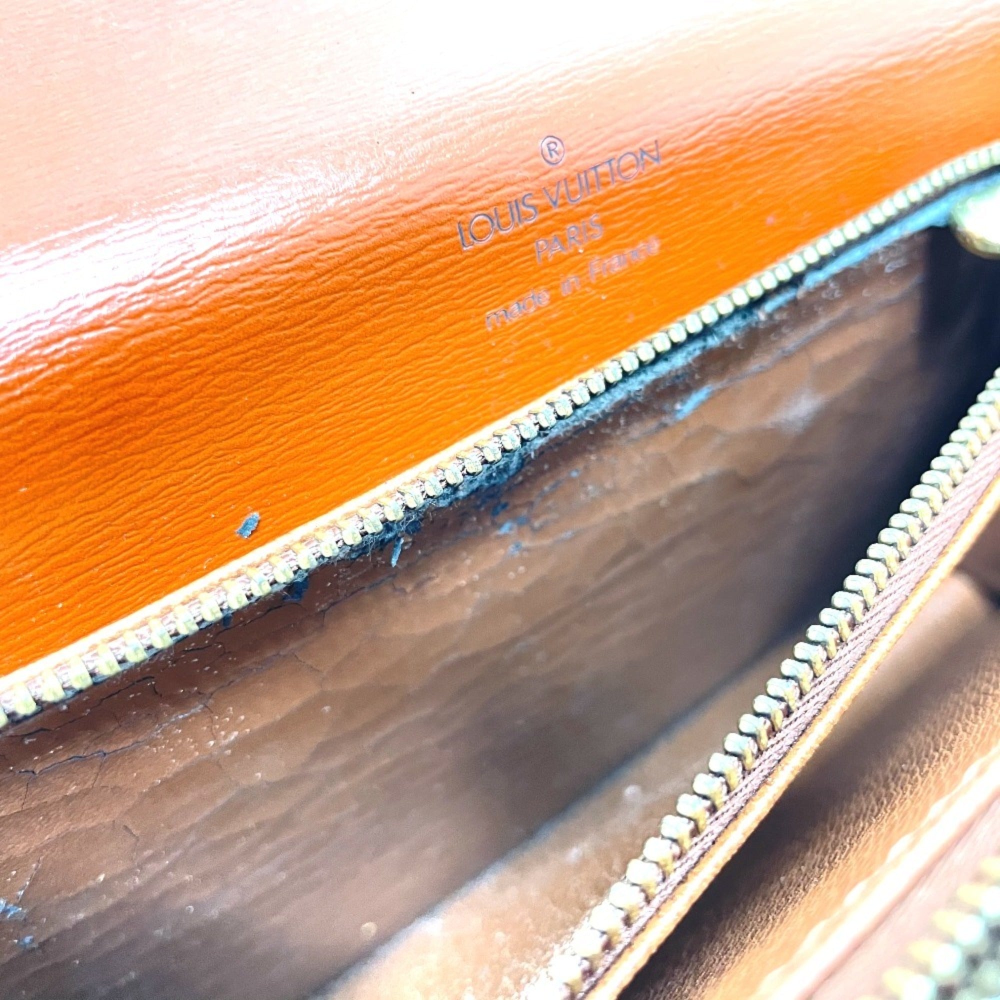 Louis Vuitton Brown Epi Leather Handbag
