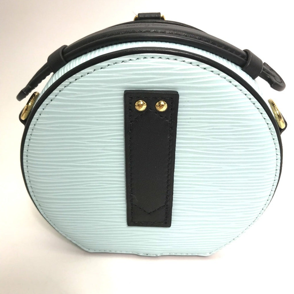 Louis Vuitton Blue Epi Leather Handbag Pouch Shoulder Bag