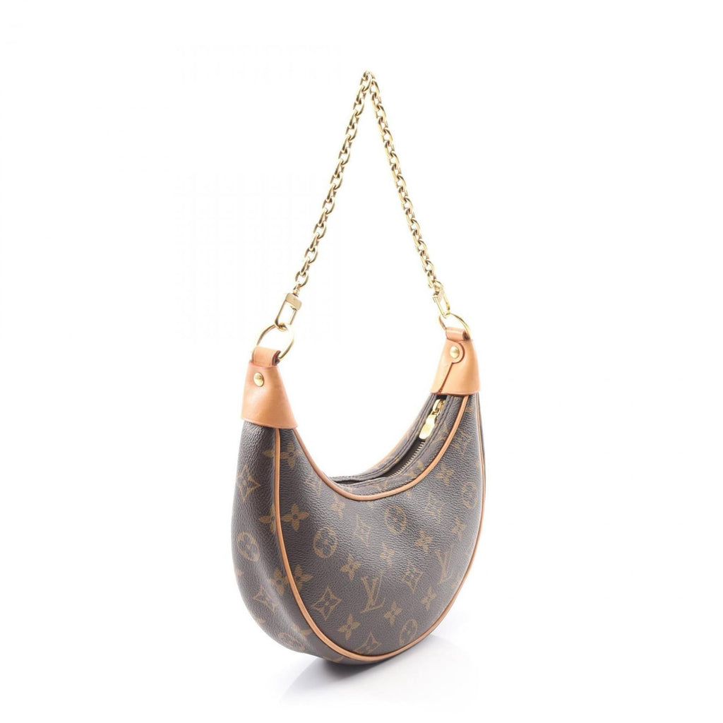 Louis Vuitton Brown Pvc Leather Shoulder Bag