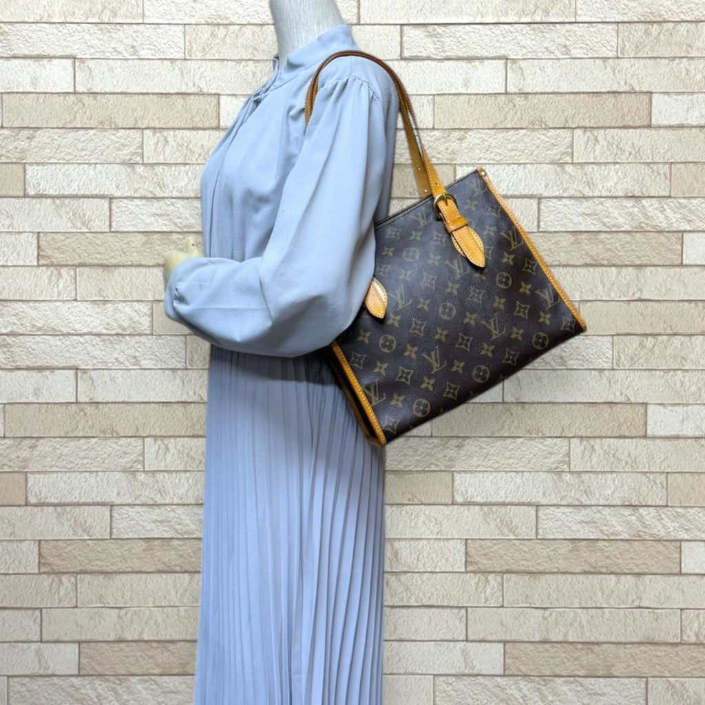 Louis Vuitton Brown Monogram Canvas Shoulder Bag