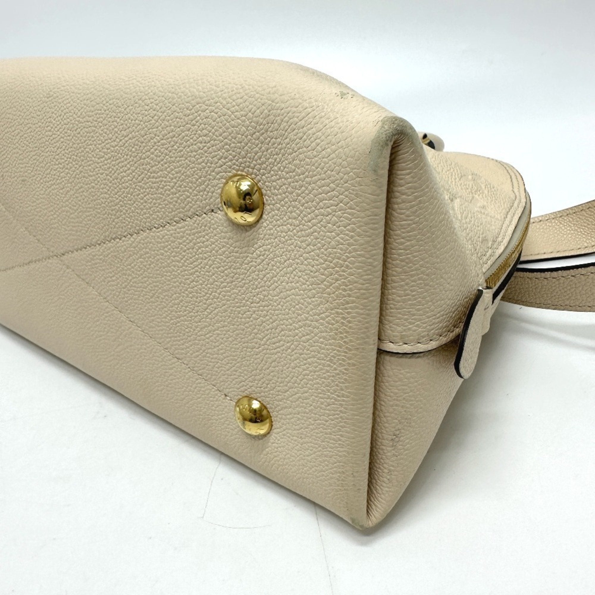 Louis Vuitton Beige Monogram Empreinte Handbag
