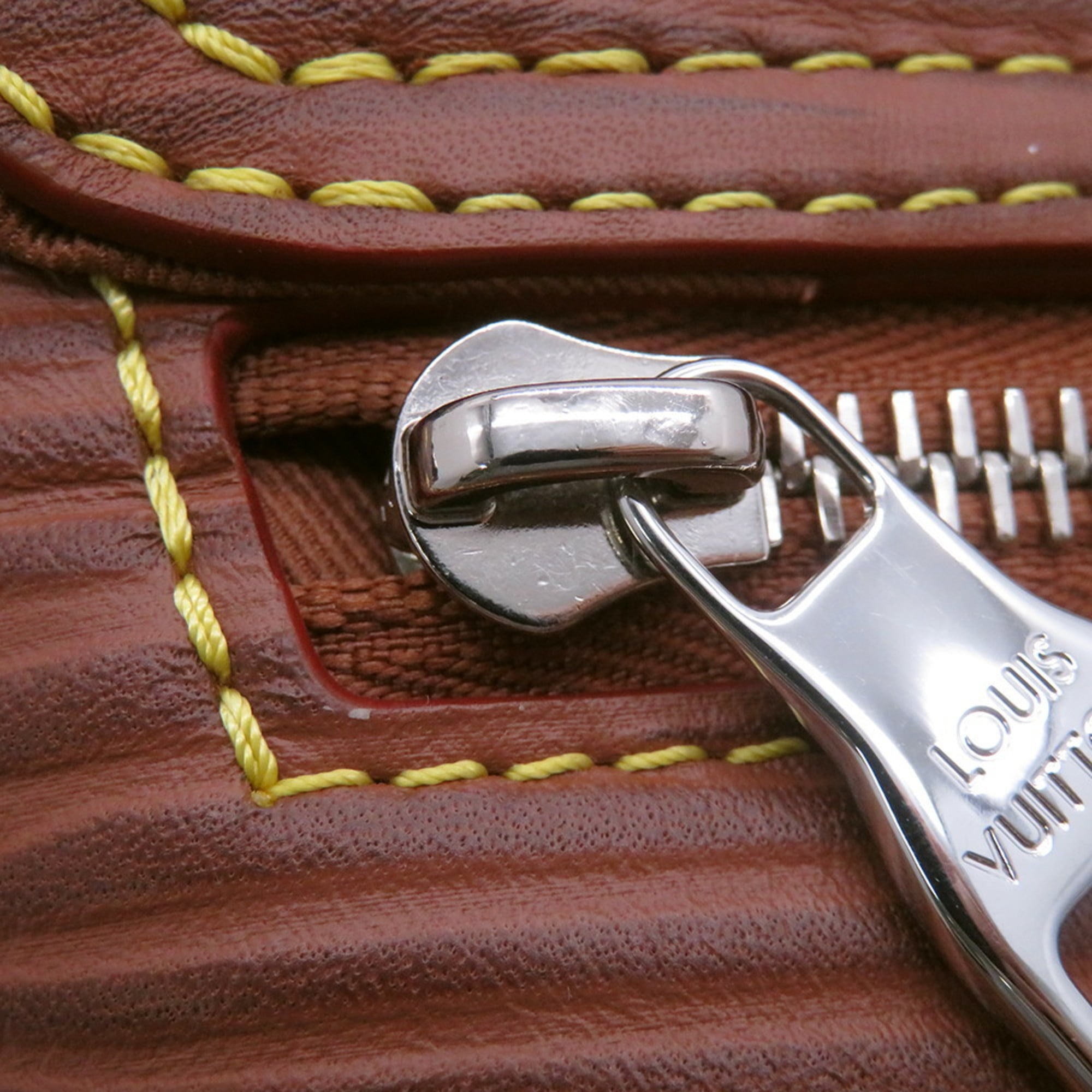 Louis Vuitton Brown Epi Leather Leather Shoulder Bag