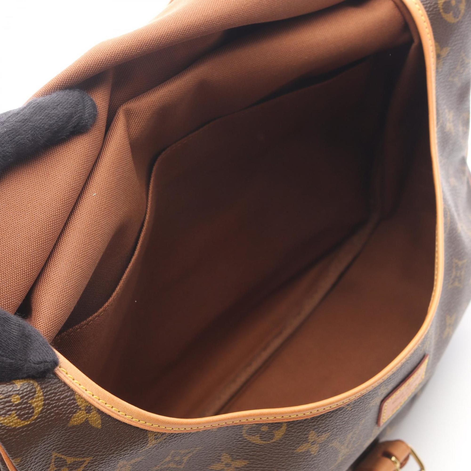 Louis Vuitton Brown Monogram Coated Canvas Pvc Leather Shoulder Bag