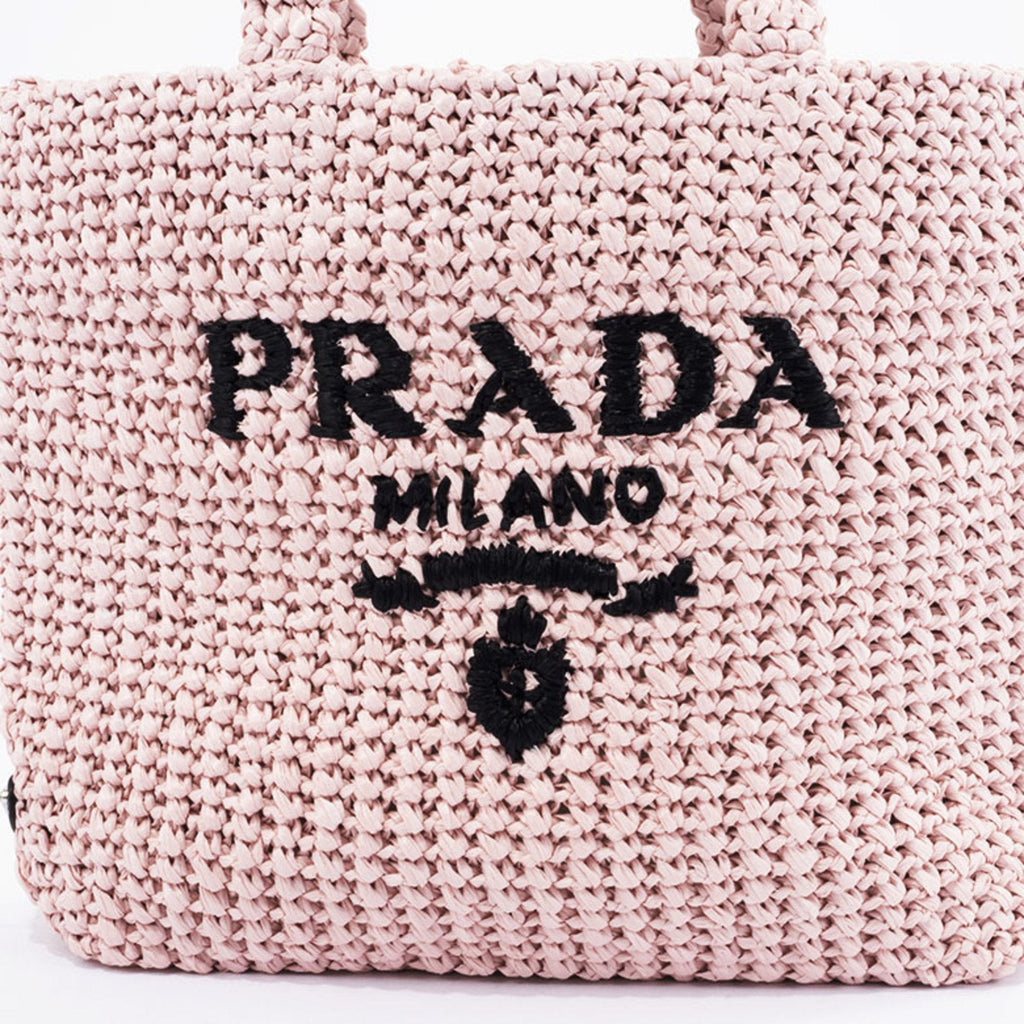 Prada Pink Viscose Tote Bag