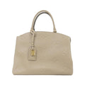 Louis Vuitton Beige Tourterelle Leather Handbag