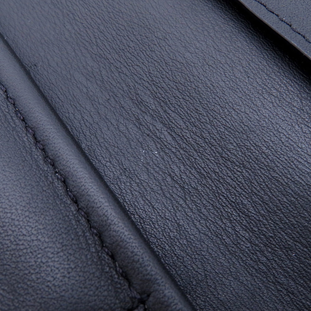 Louis Vuitton Black Noir Leather Long Wallet