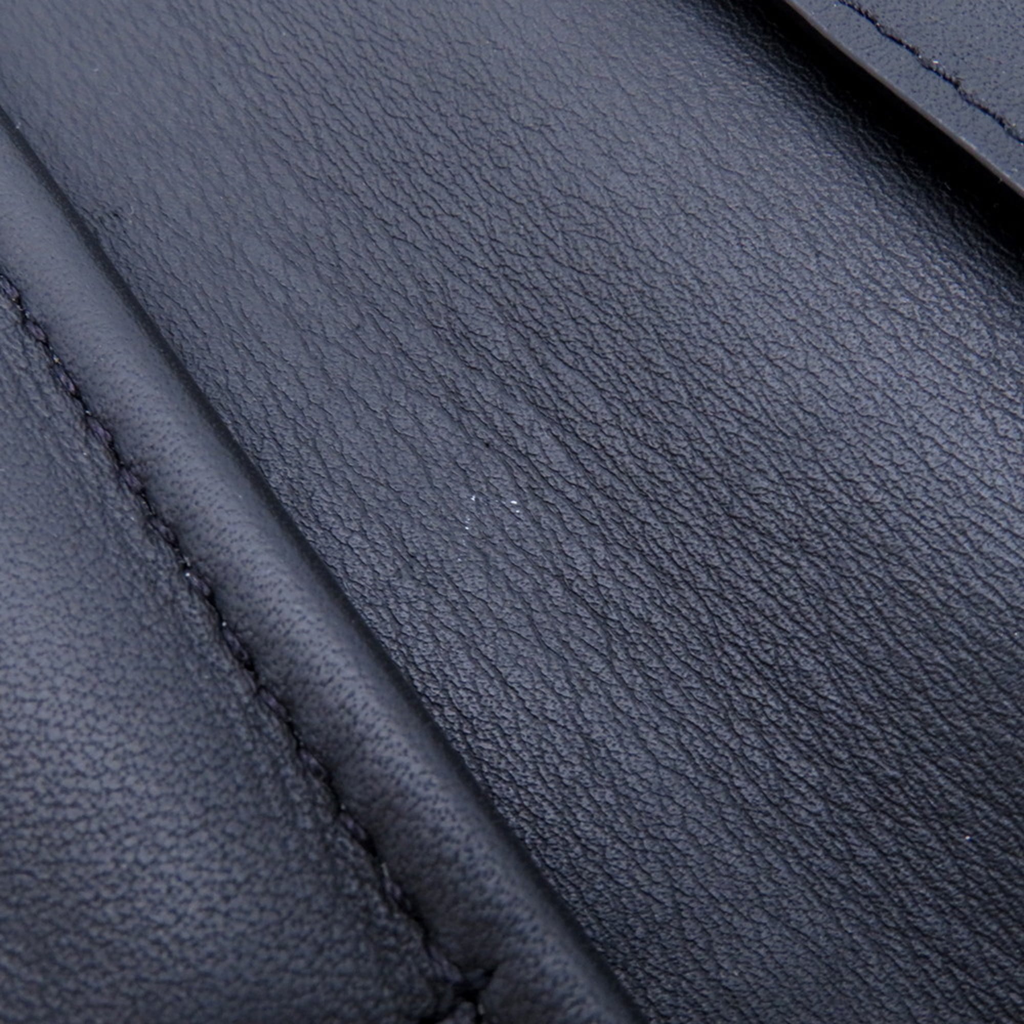 Louis Vuitton Black Noir Leather Long Wallet