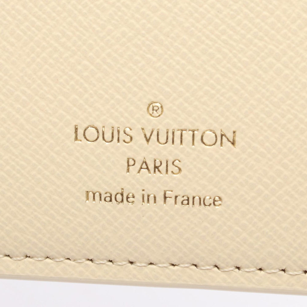 Louis Vuitton Ivory Multi-Color Coated Canvas Pvc Leather Long Wallet