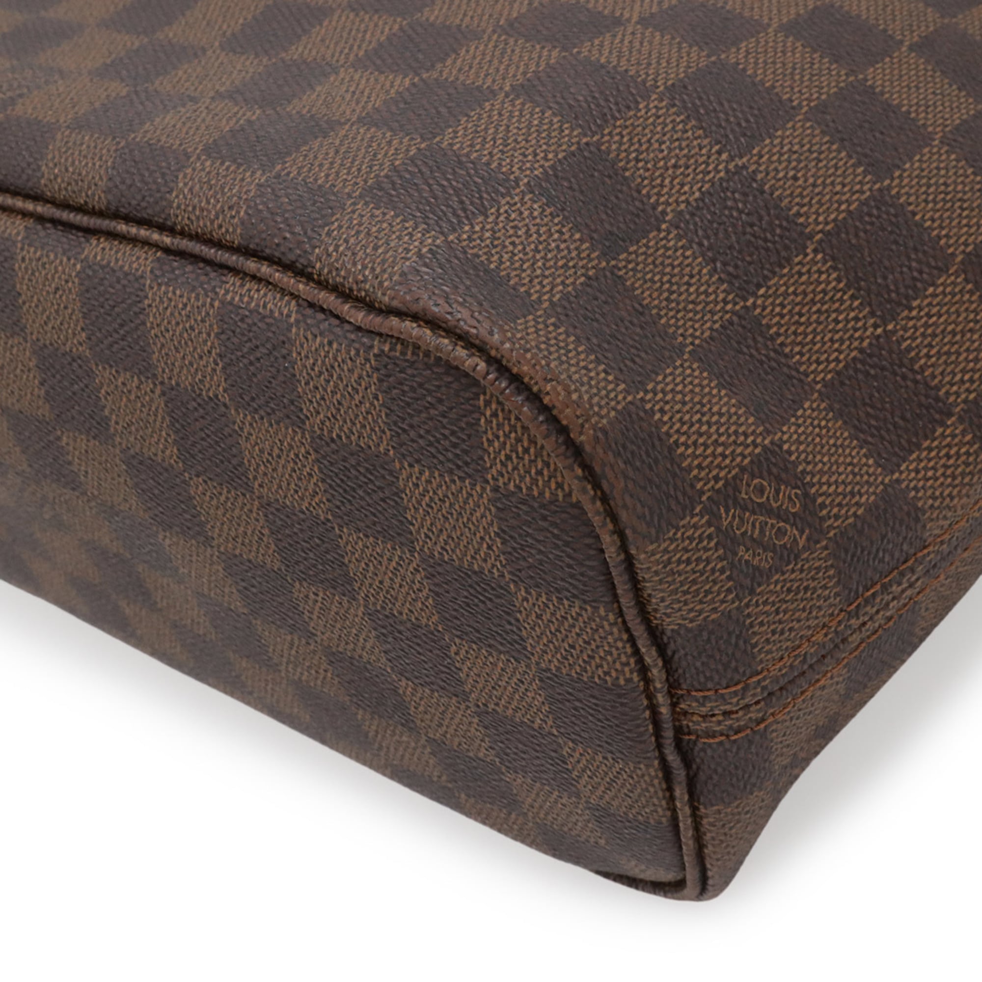 Louis Vuitton Brown Damier Canvas Pvc Handbag Shoulder Bag Tote Bag