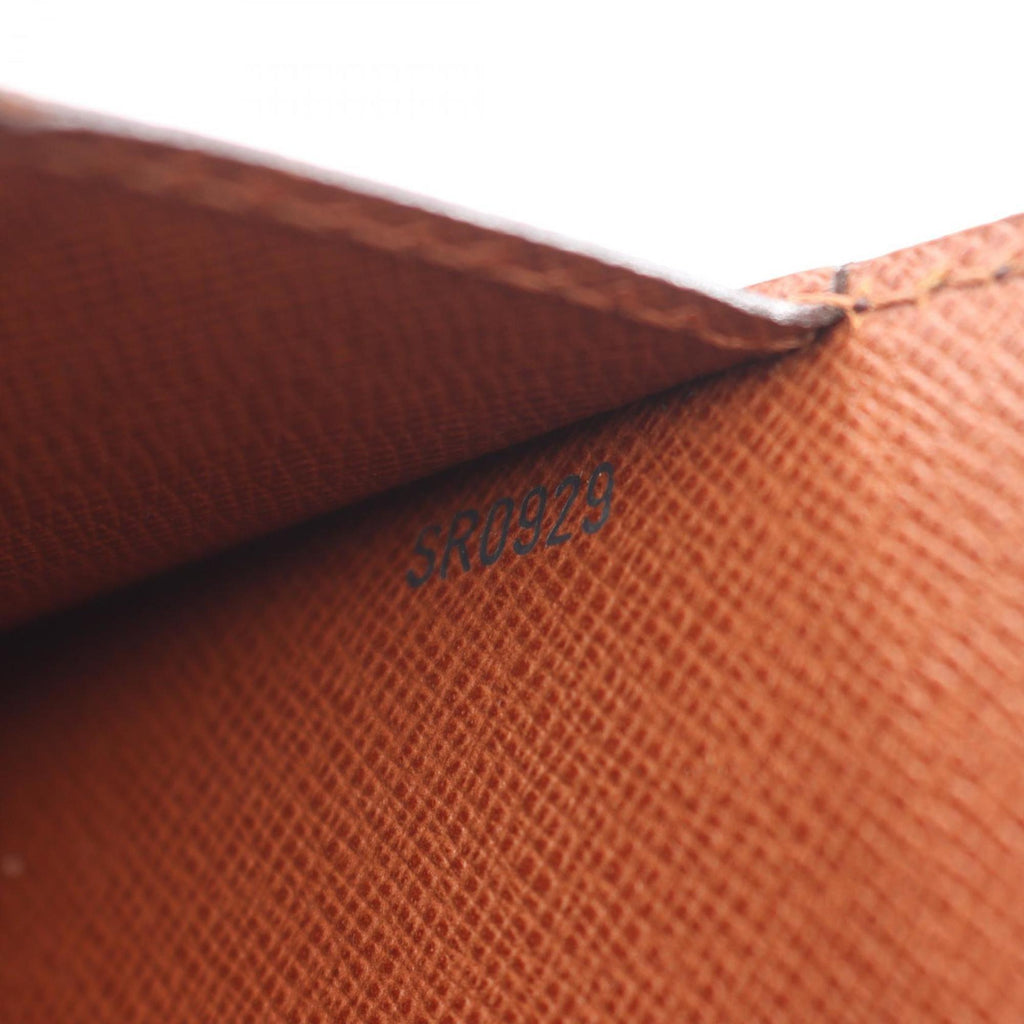 Louis Vuitton Brown Monogram Coated Canvas Leather Shoulder Bag