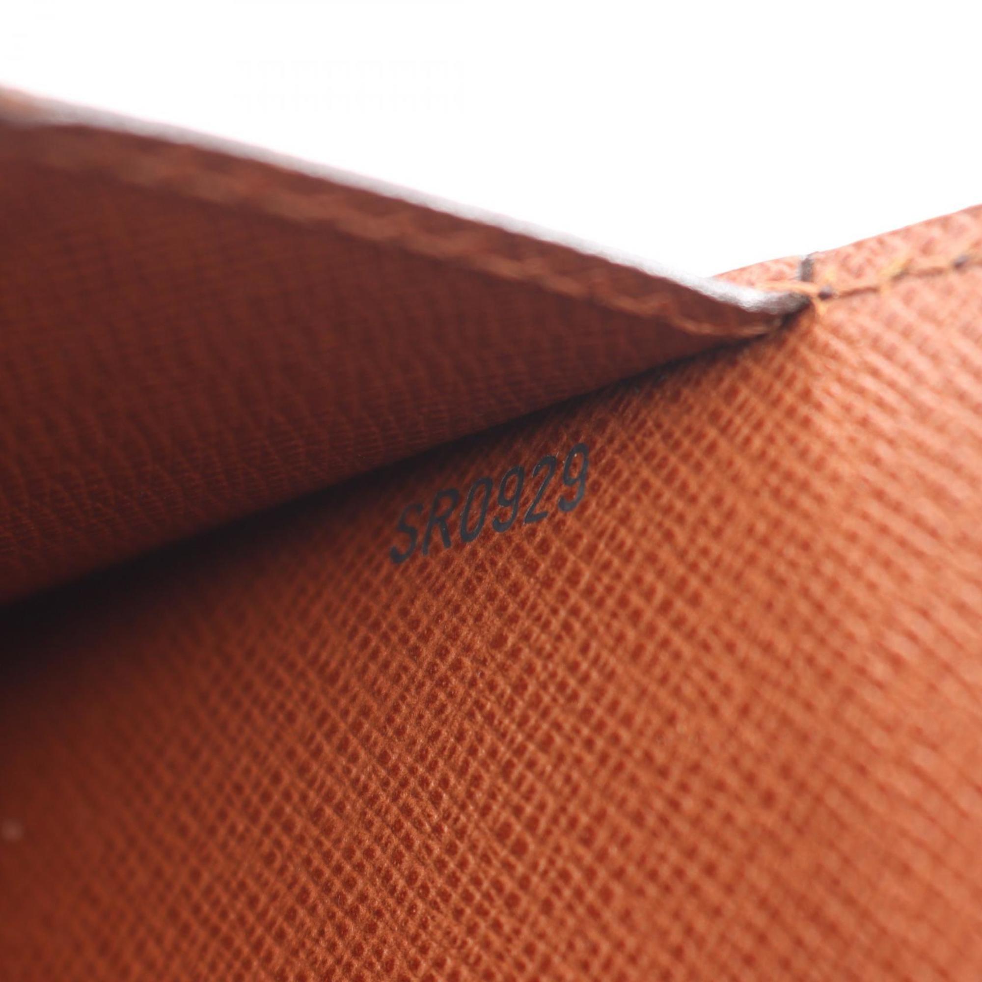 Louis Vuitton Brown Monogram Coated Canvas Leather Shoulder Bag