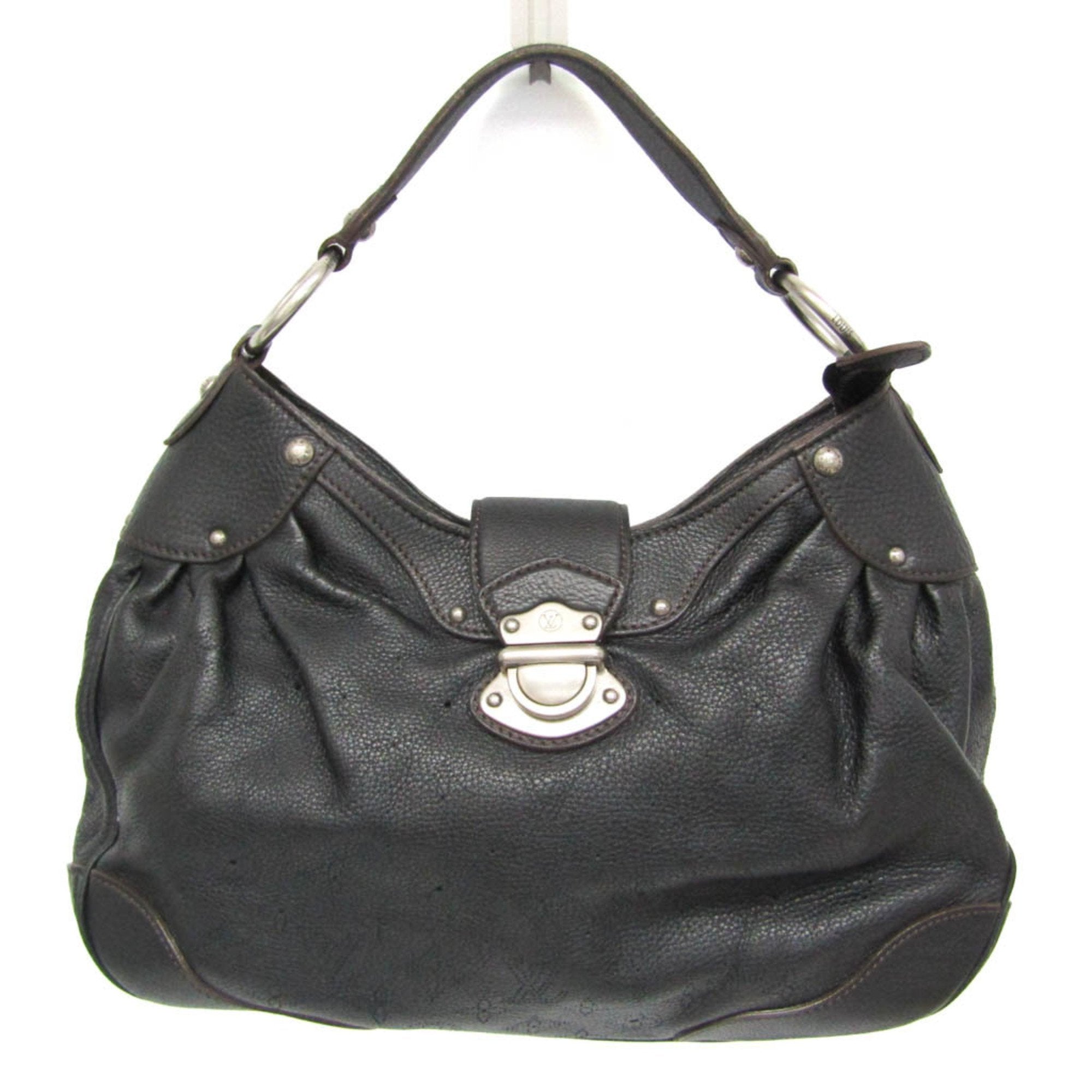Louis Vuitton Mahina Noir Mahina Leather Shoulder Bag