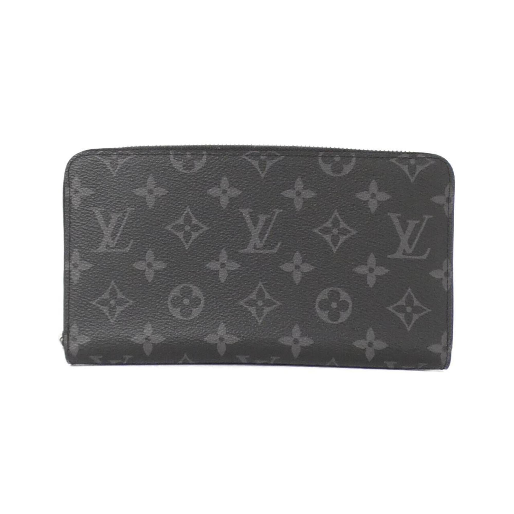 Louis Vuitton Black Coated Canvas Long Wallet