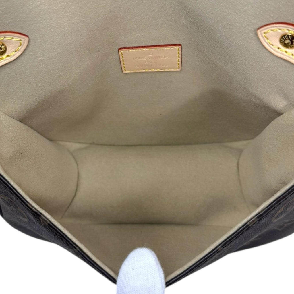 Louis Vuitton Brown Monogram Canvas Shoulder Bag