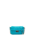 Prada Blue Leather Shoulder Bag