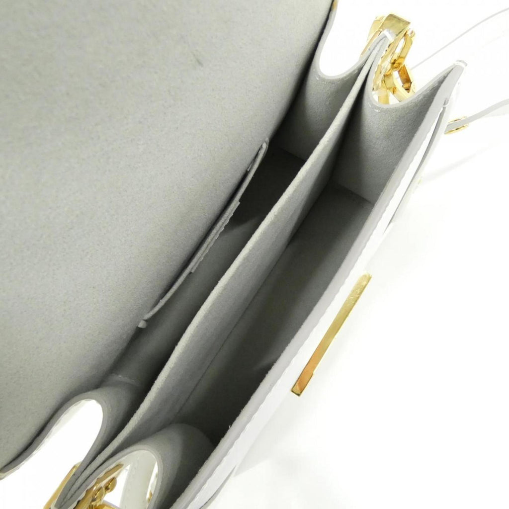 Louis Vuitton White Leather Shoulder Bag