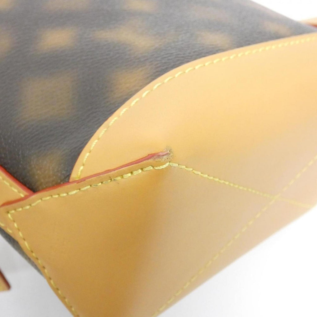 Louis Vuitton Brown Coated Canvas Shoulder Bag