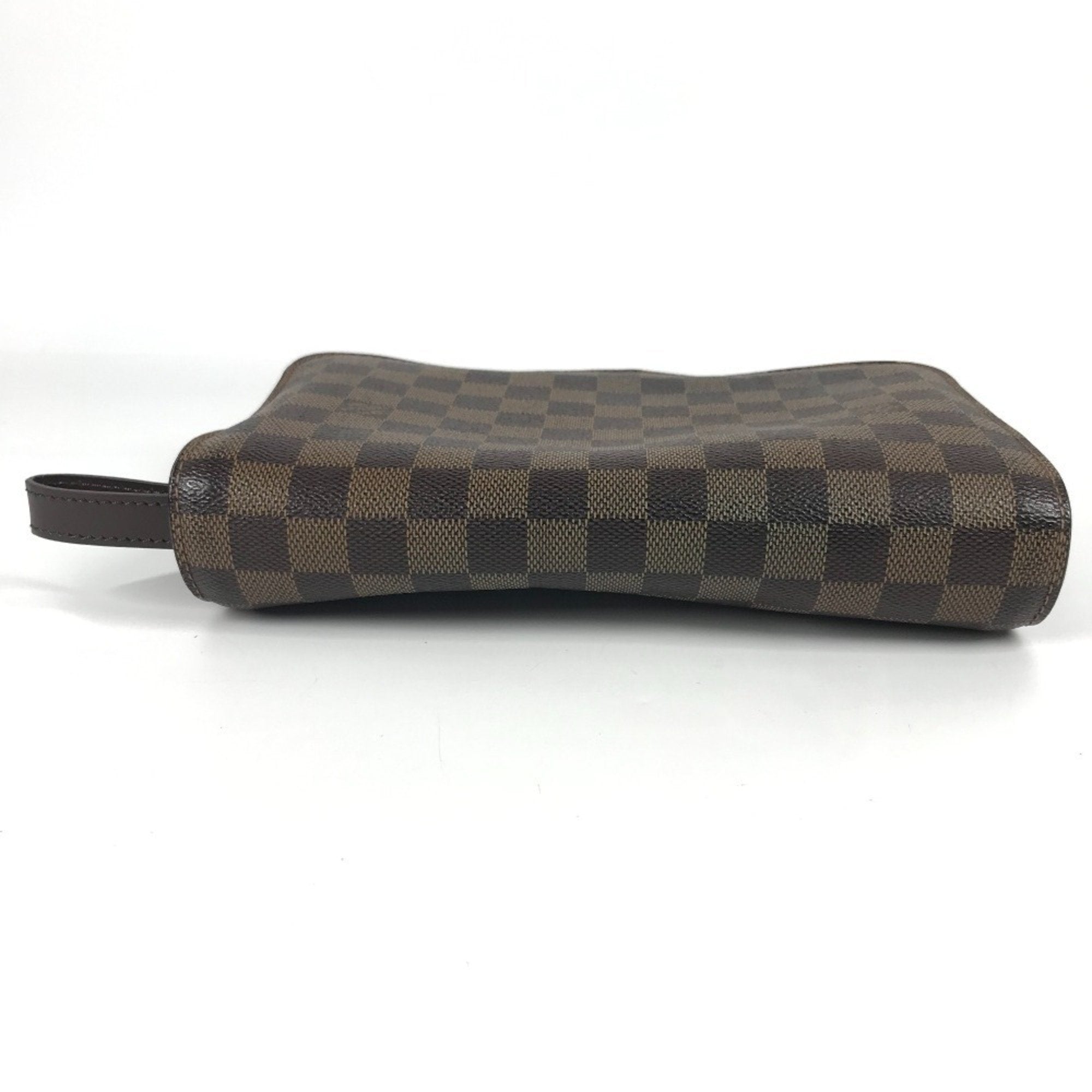 Louis Vuitton Brown Ebene Damier Canvas Clutch Bag Pouch