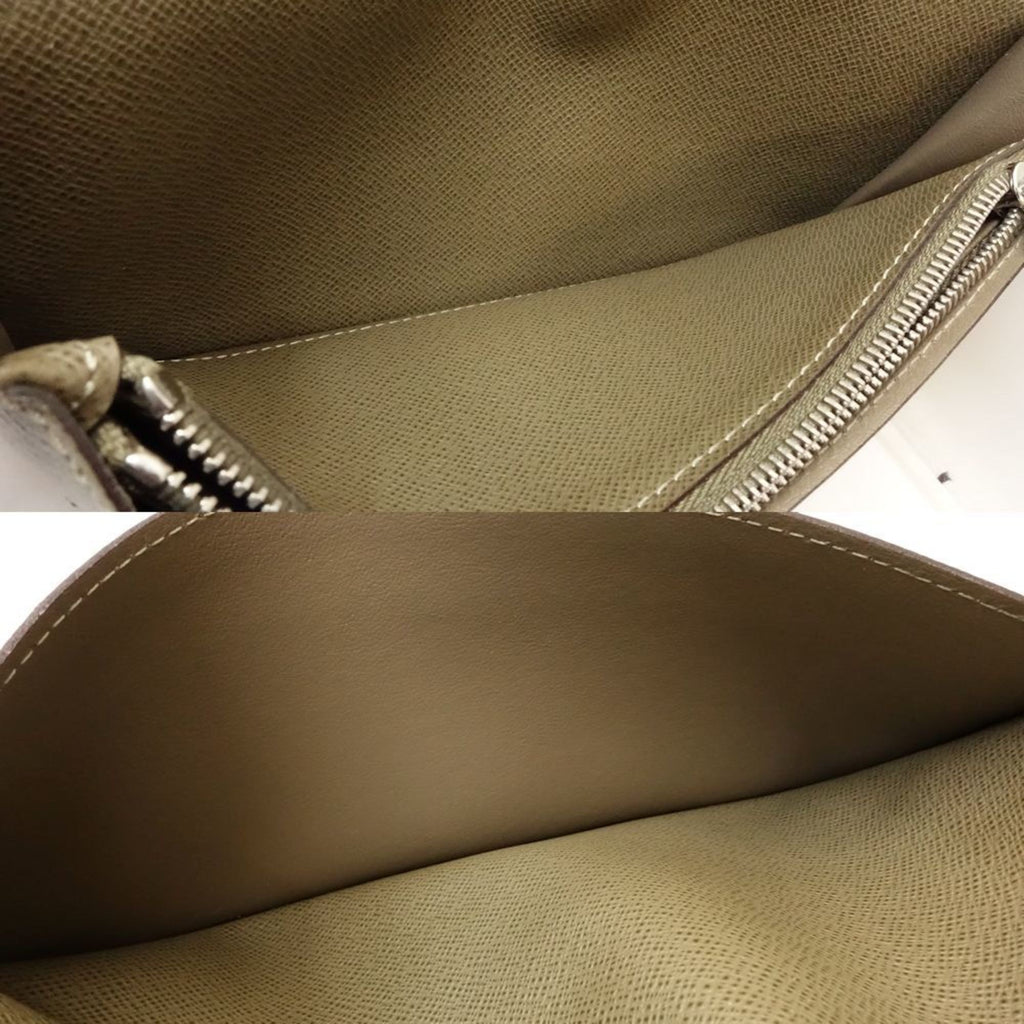 Louis Vuitton Khaki Taiga Leather Long Wallet