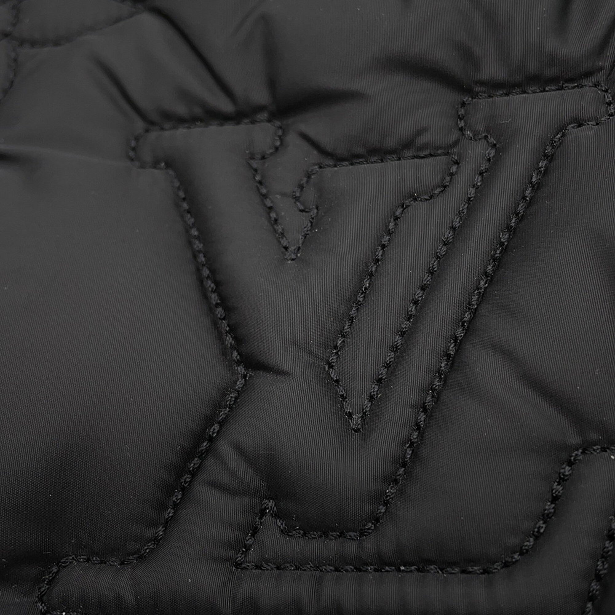 Louis Vuitton Noir Nylon Monogram Backpack