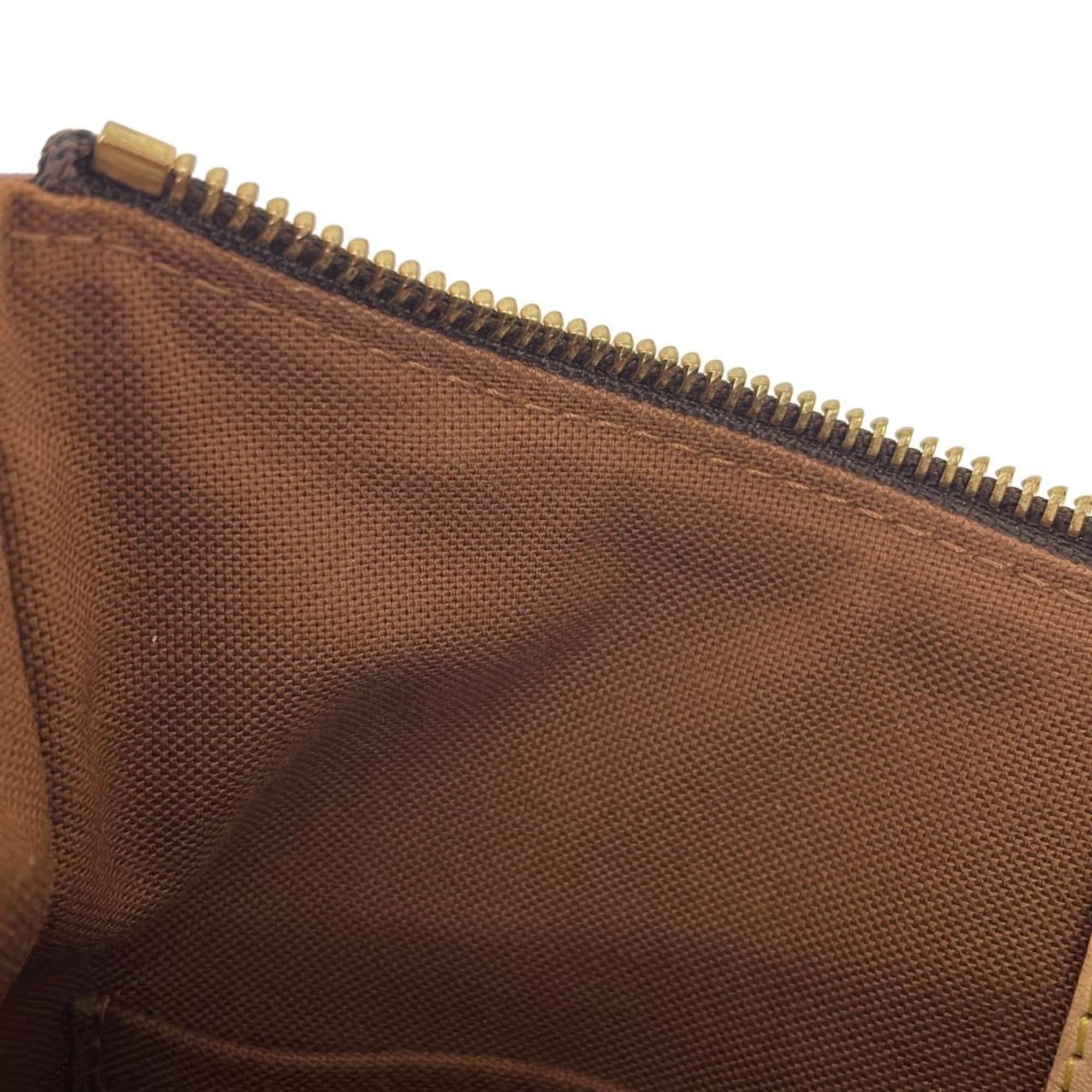Louis Vuitton Marron Coated Canvas Shoulder Bag