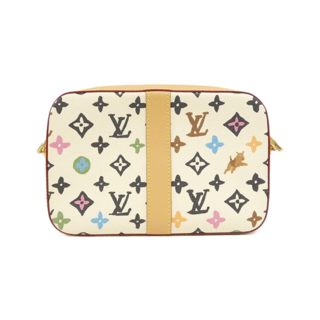 Louis Vuitton Ivory Multi-Color Vanilla Coated Canvas Shoulder Bag