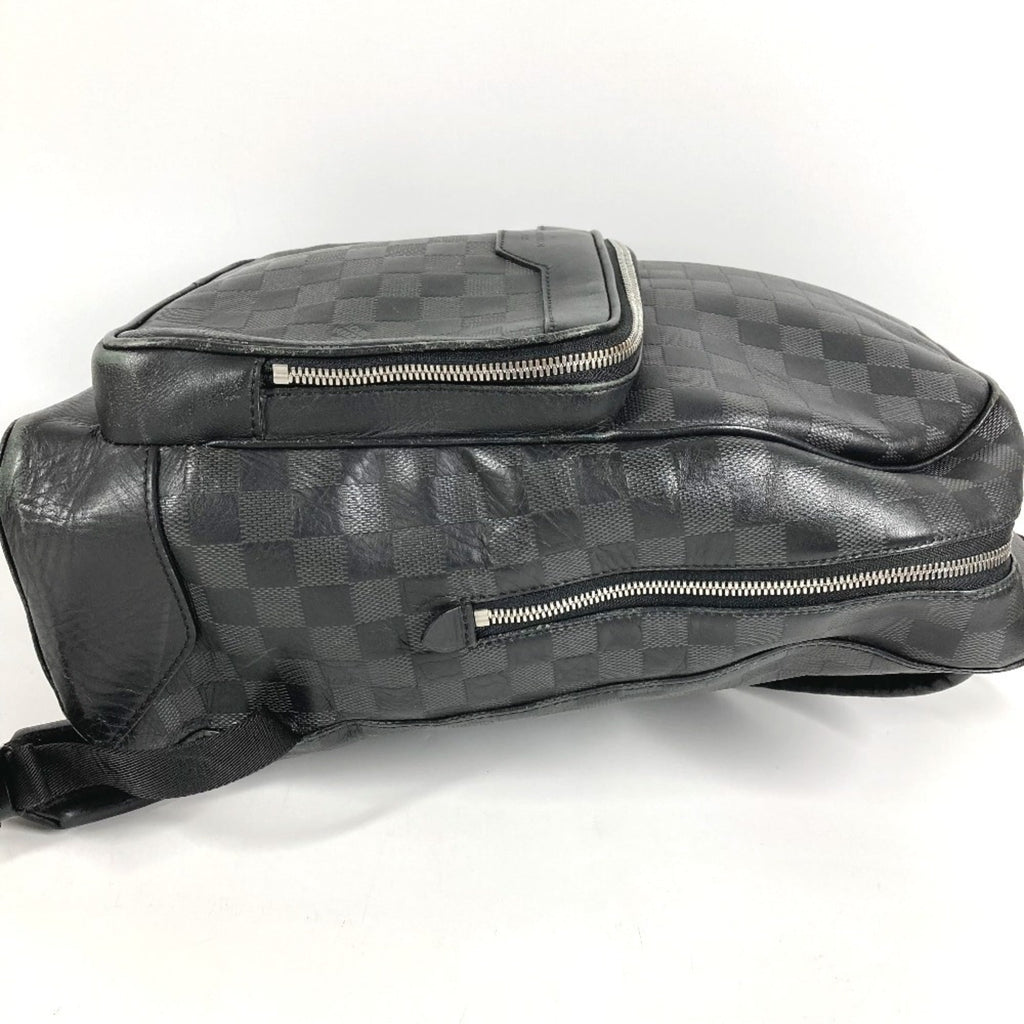 Louis Vuitton Black Damier Infini Leather Backpack