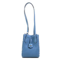 Fendi Blue Canvas Leather Shoulder Bag