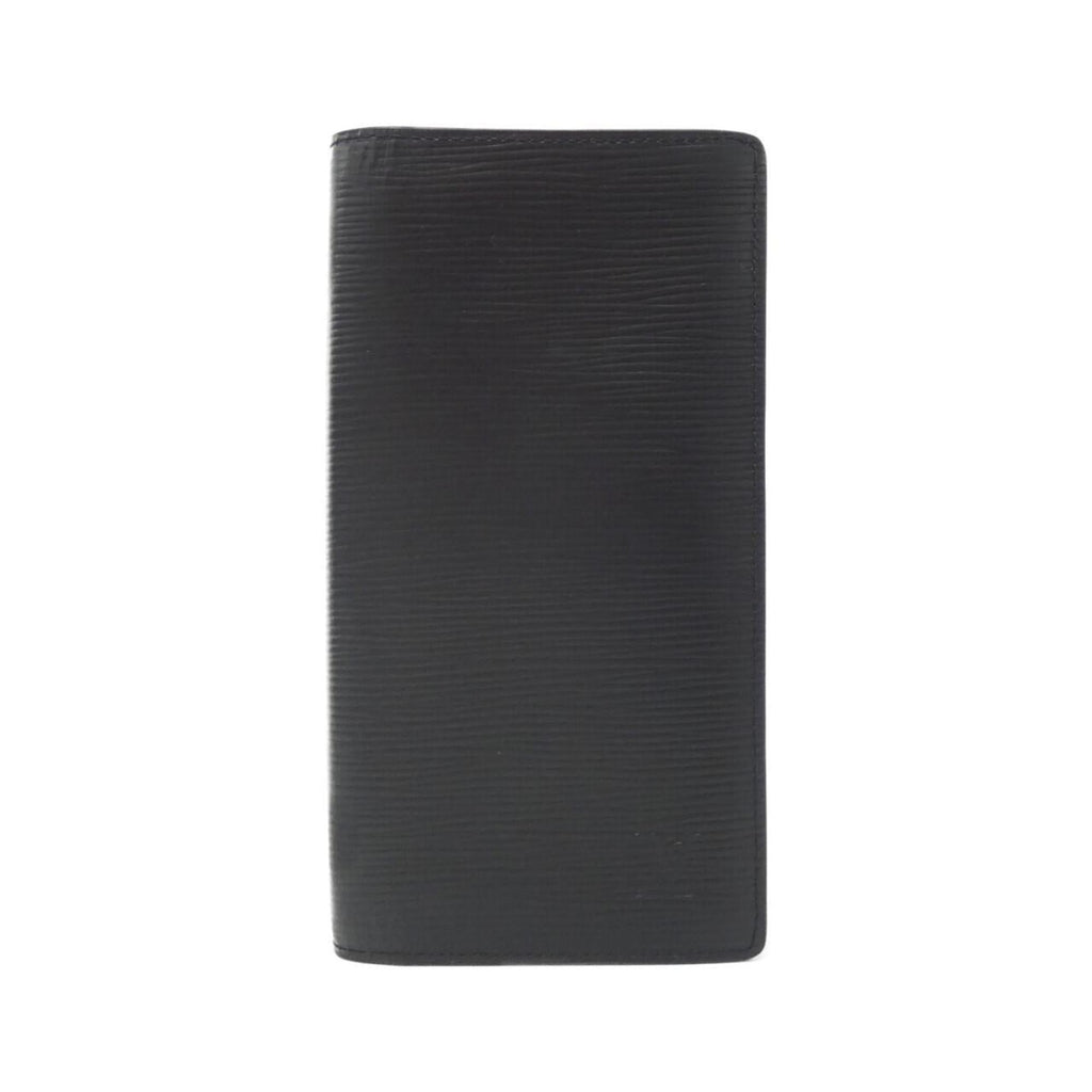 Louis Vuitton Black Leather Long Wallet