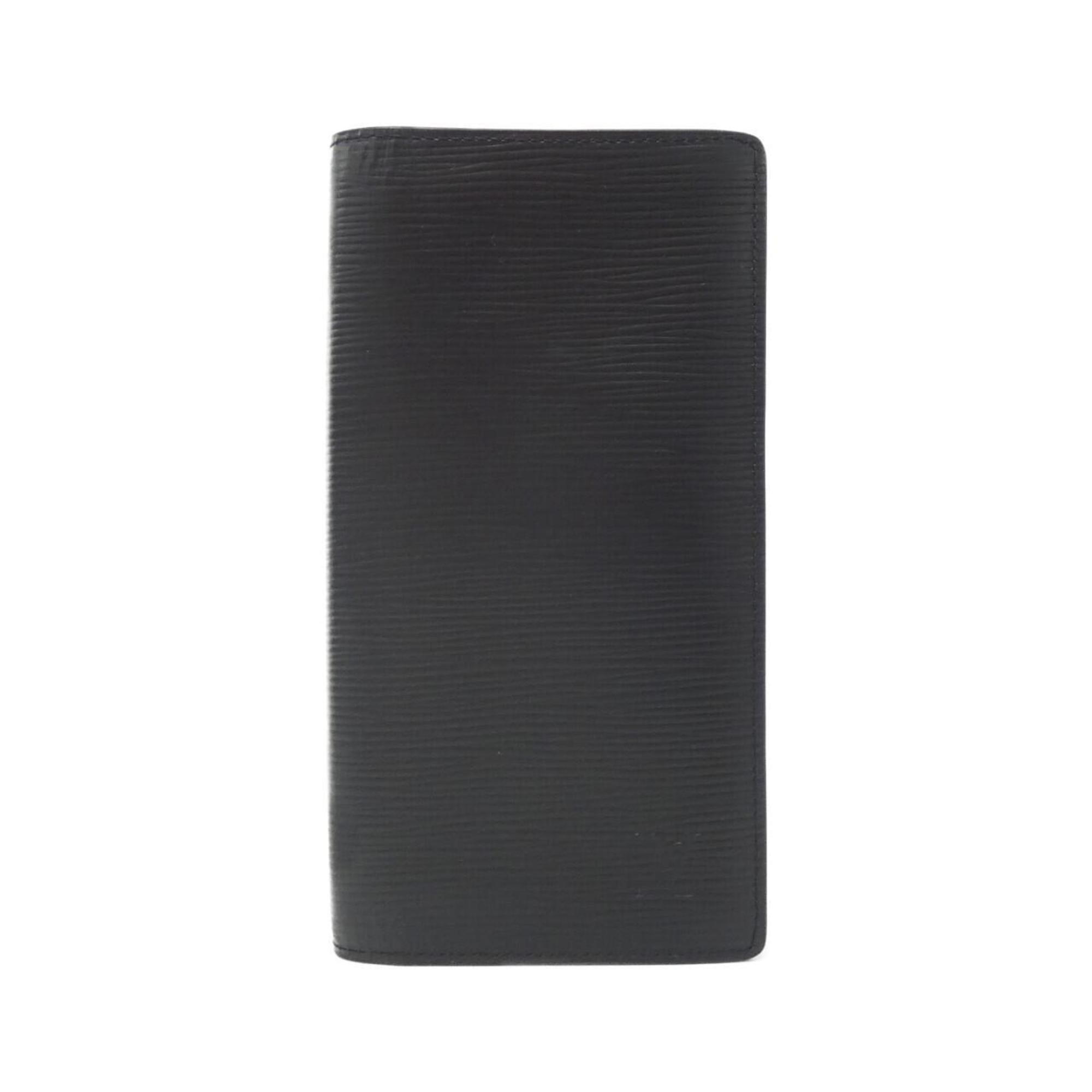 Louis Vuitton Black Leather Long Wallet