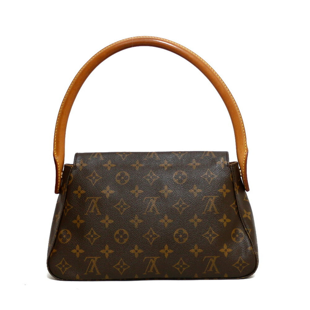 Louis Vuitton Handbag Monogram Mini Looping Br Women's Leather