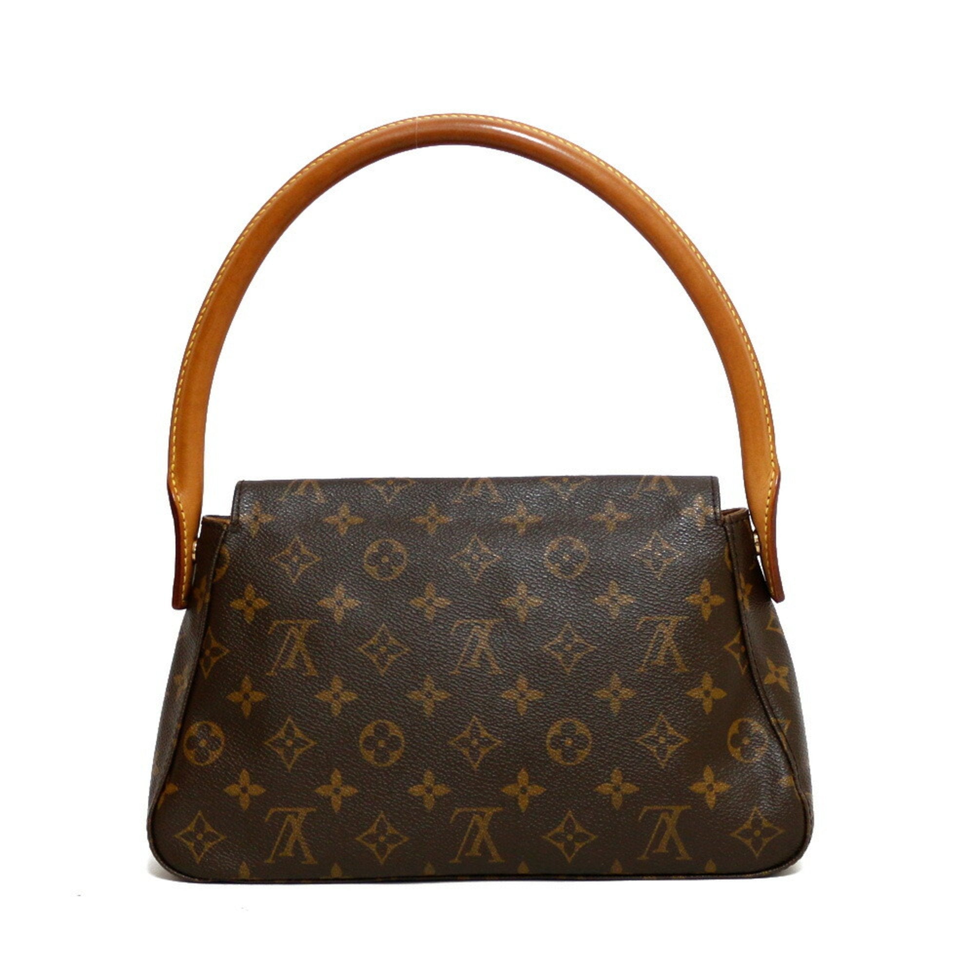 Louis Vuitton Handbag Monogram Mini Looping Br Women's Leather