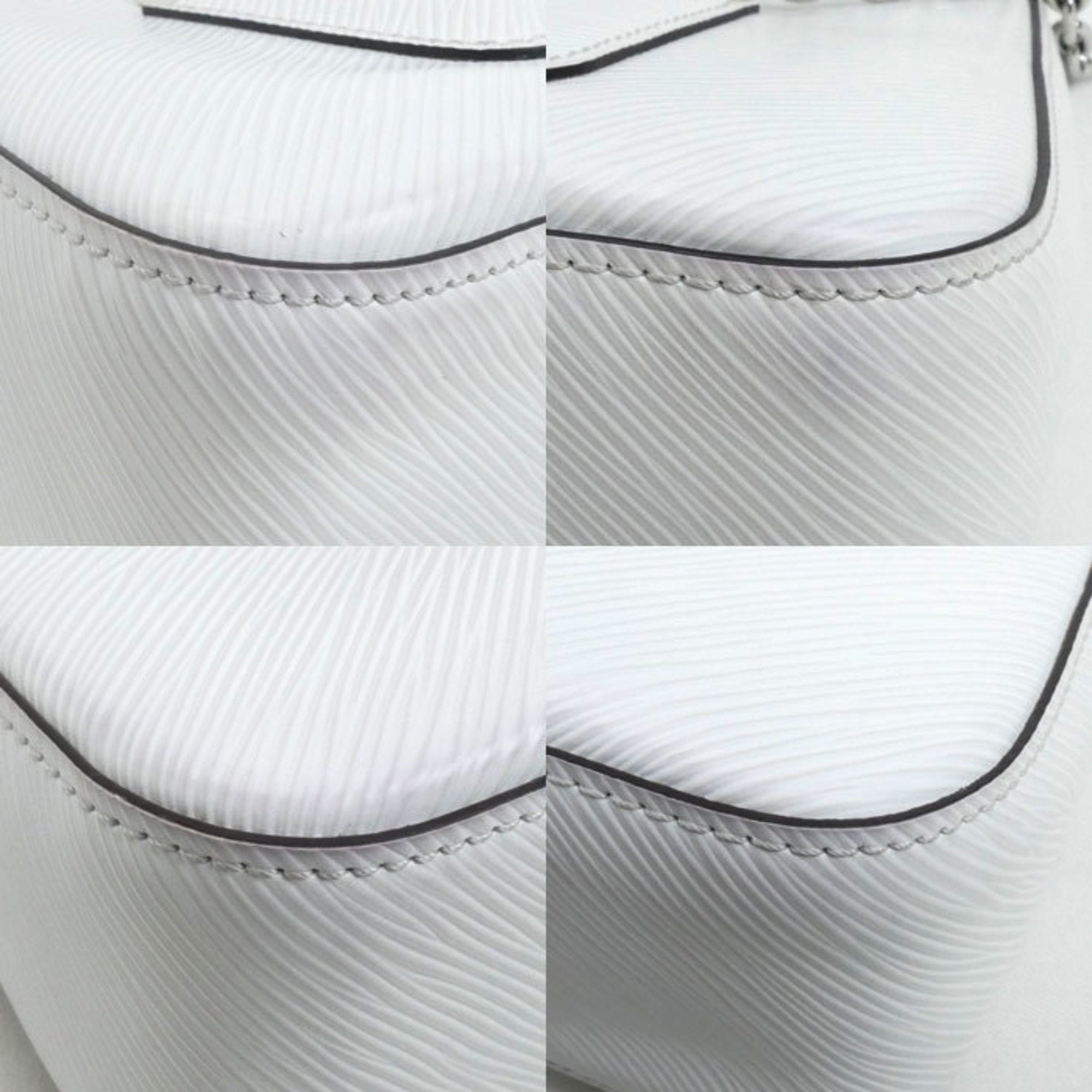 Louis Vuitton White Epi Leather Shoulder Bag