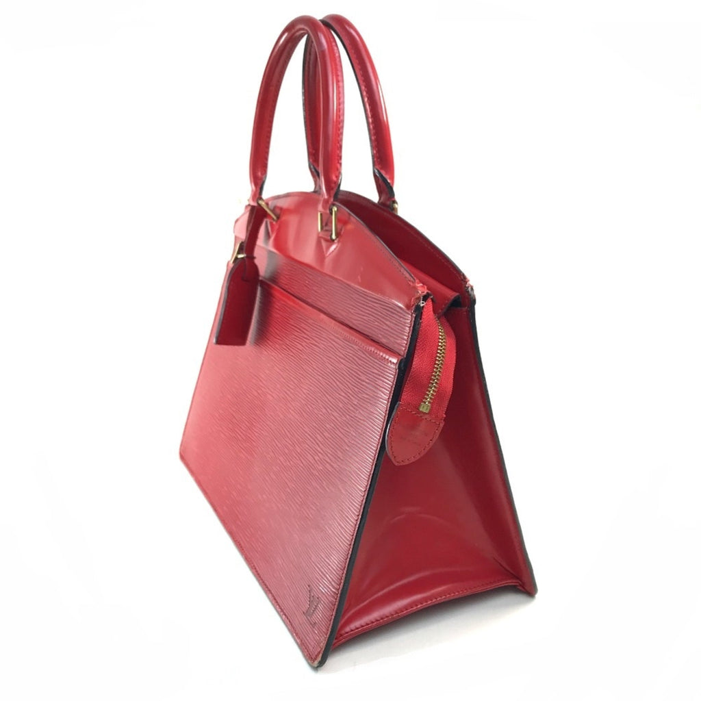 Louis Vuitton Red Leather Handbag