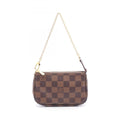 Louis Vuitton Brown Coated Canvas Leather Handbag