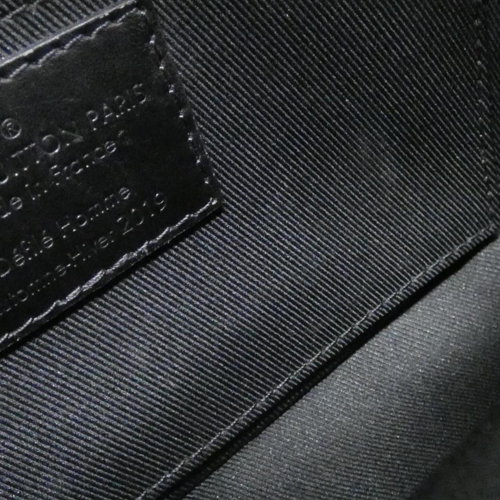 Louis Vuitton Black Leather Shoulder Bag