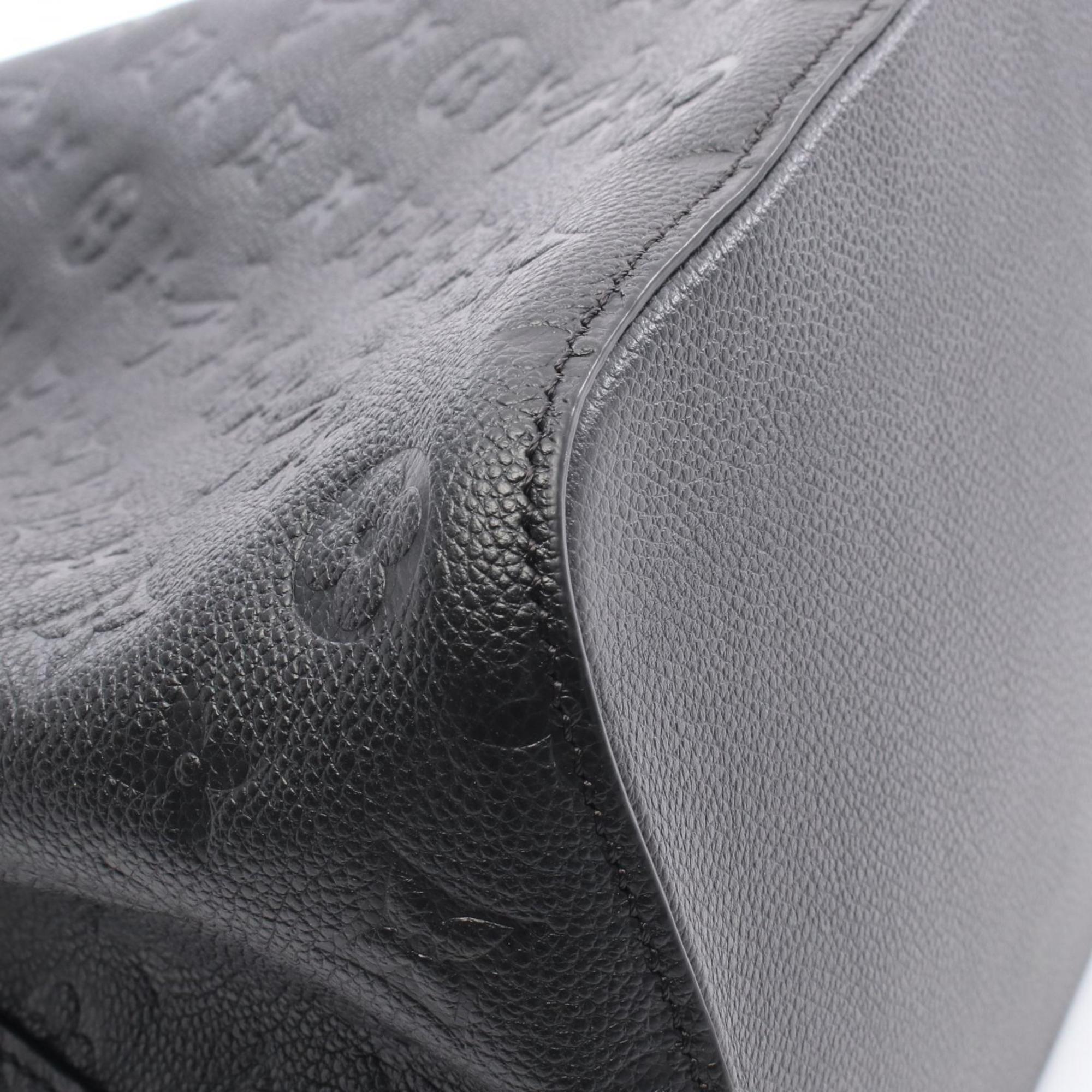 Louis Vuitton Black Monogram Empreinte Leather Handbag